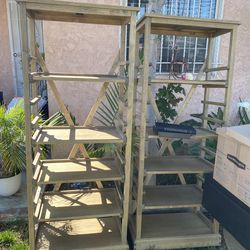 World market Wood Campaign X Back Bookshelf