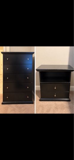 Dresser and 2 nightstands
