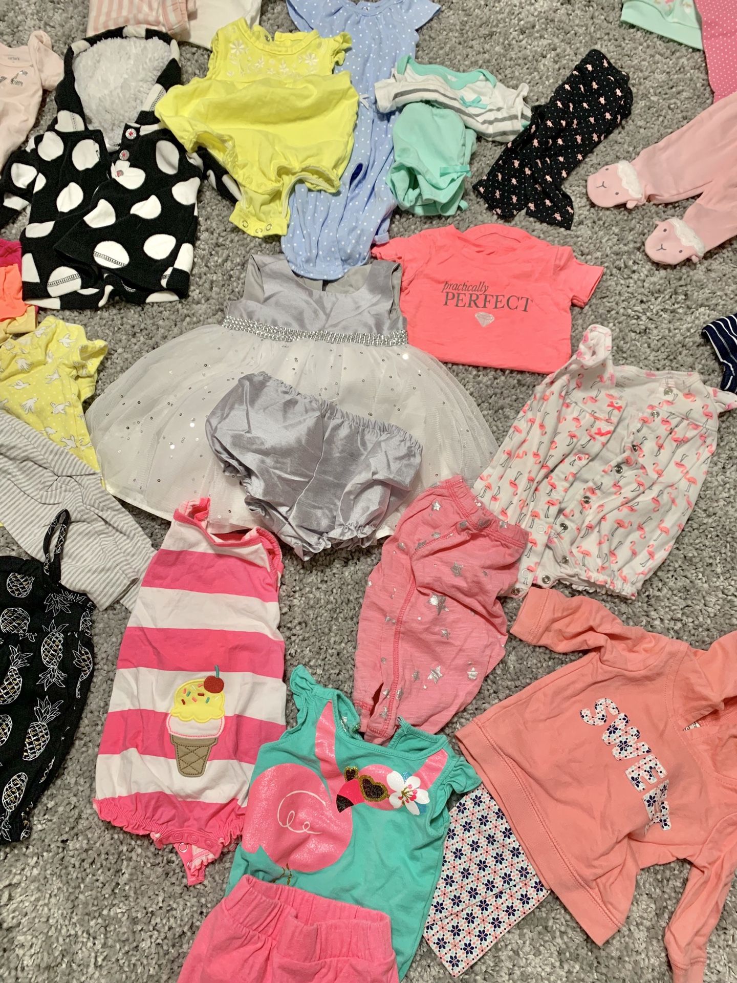 Baby girl 3 month clothing lot