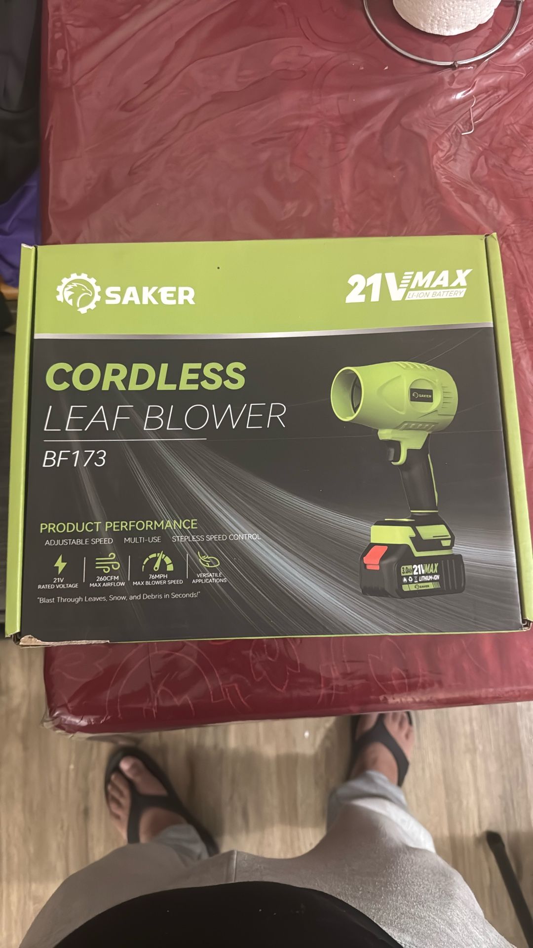 Cordless Leaf Blower