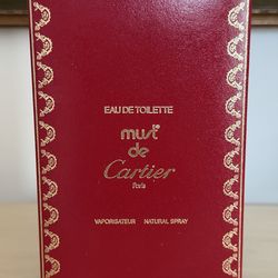 Authentic IOB Must de Cartier EDT 1.6oz