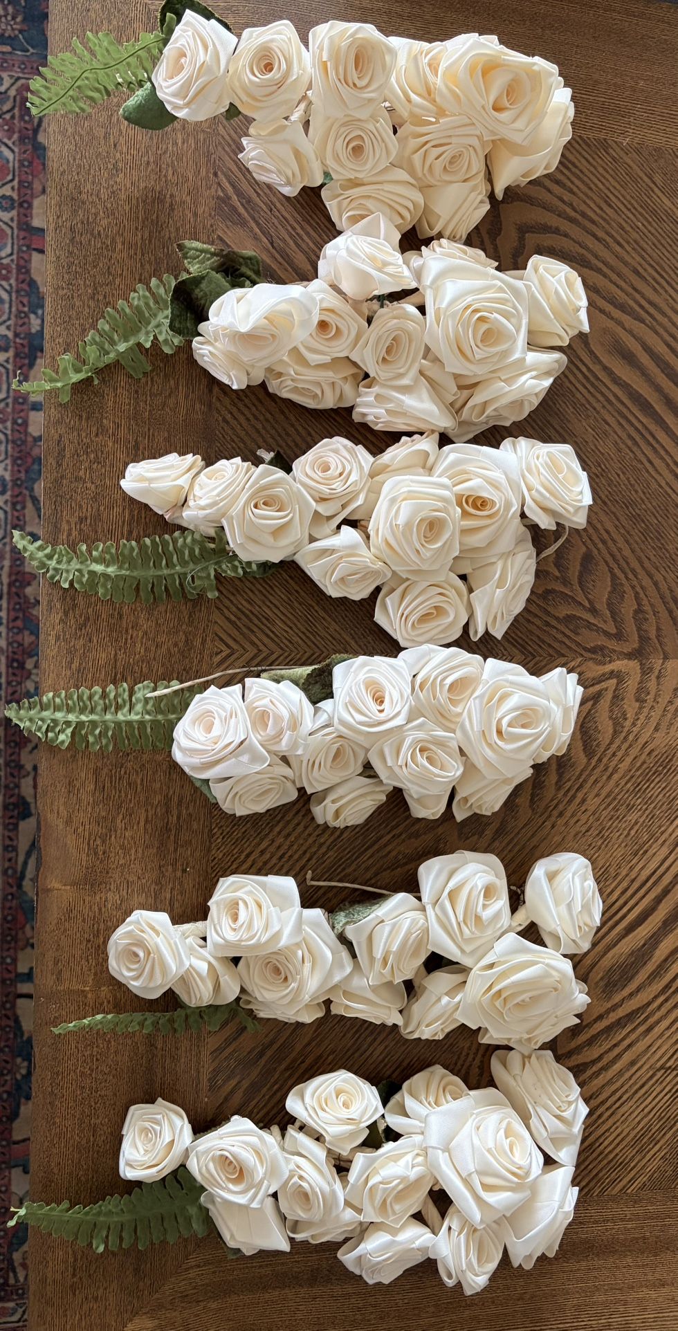 Handmade Silk Rose Bunches