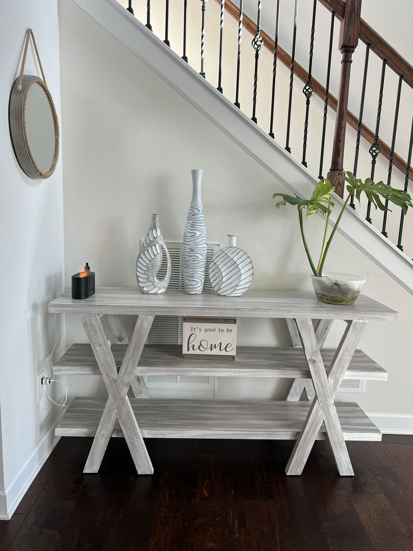 Grey Console Table