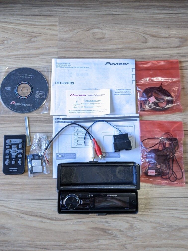 Pioneer 80PRS head unit car audio