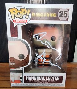Sir Anthony Hopkins Signed Hannibal Lecter Funko Pop Rare!!! Swau Coa