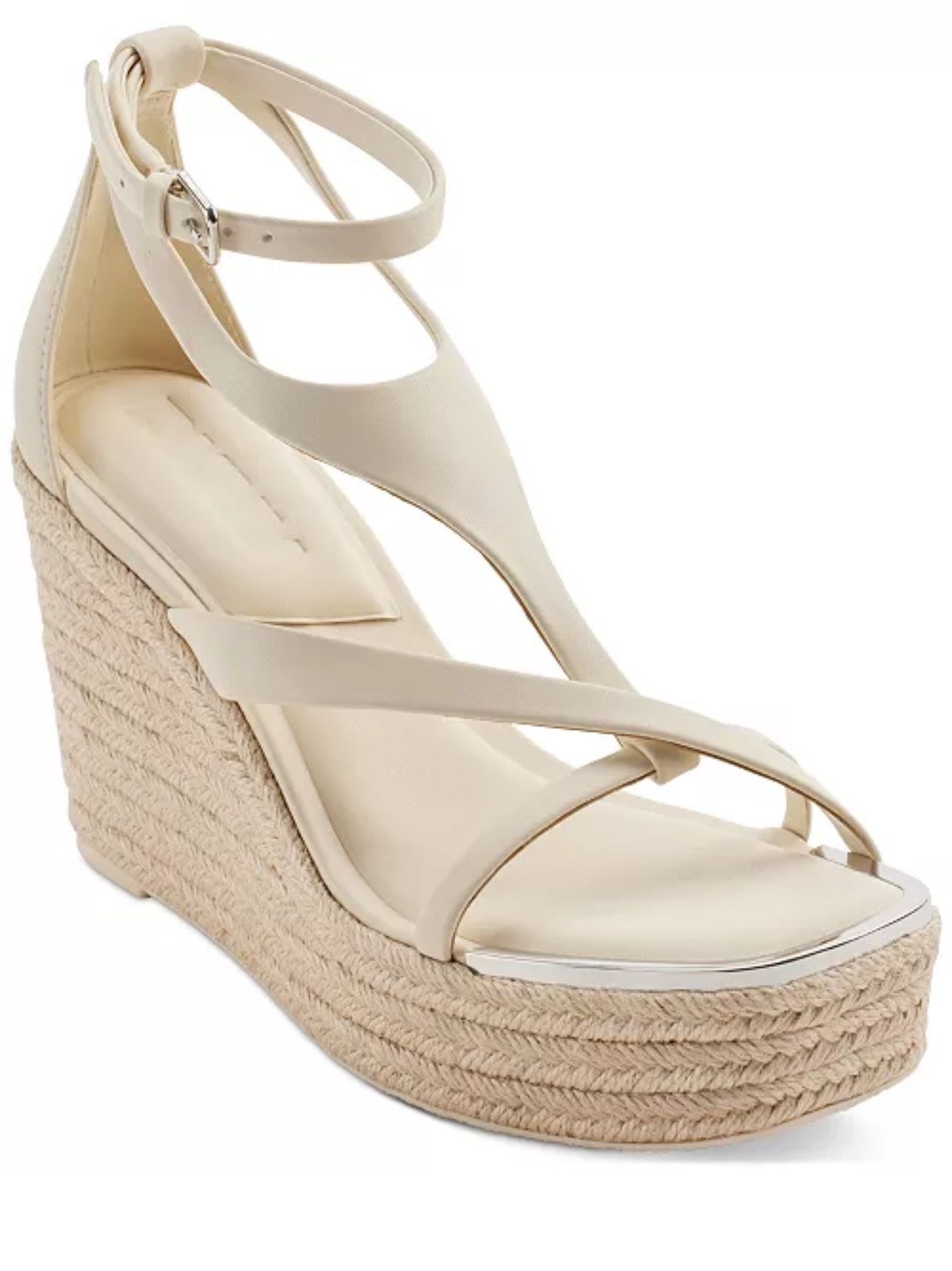 Women's D K Y N Ankle-Strap Espadrille Wedge Sandals