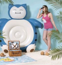 Pokémon Summer Days Pool Float: Snorlax (441 lb weight limit)