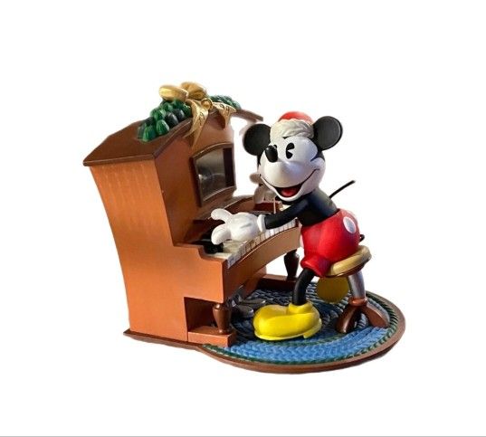 1999 Piano Player Mickey (Mickey & Co.) Hallmark Keepsake Christmas Tree Ornament