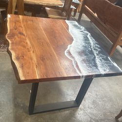 Epoxy Ocean Acacia Table 