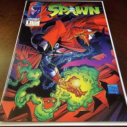 Spawn #1 🔑 Todd McFarlane's Masterpiece VF- 1992