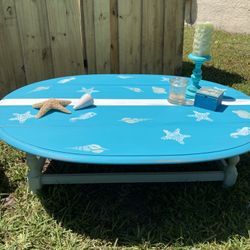 Coffee Table Ethan Allen, Nice Coastal 