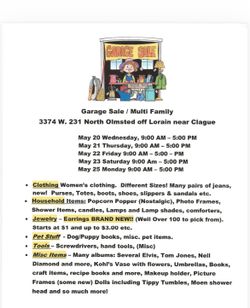 Garage Sale