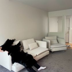 White couches 