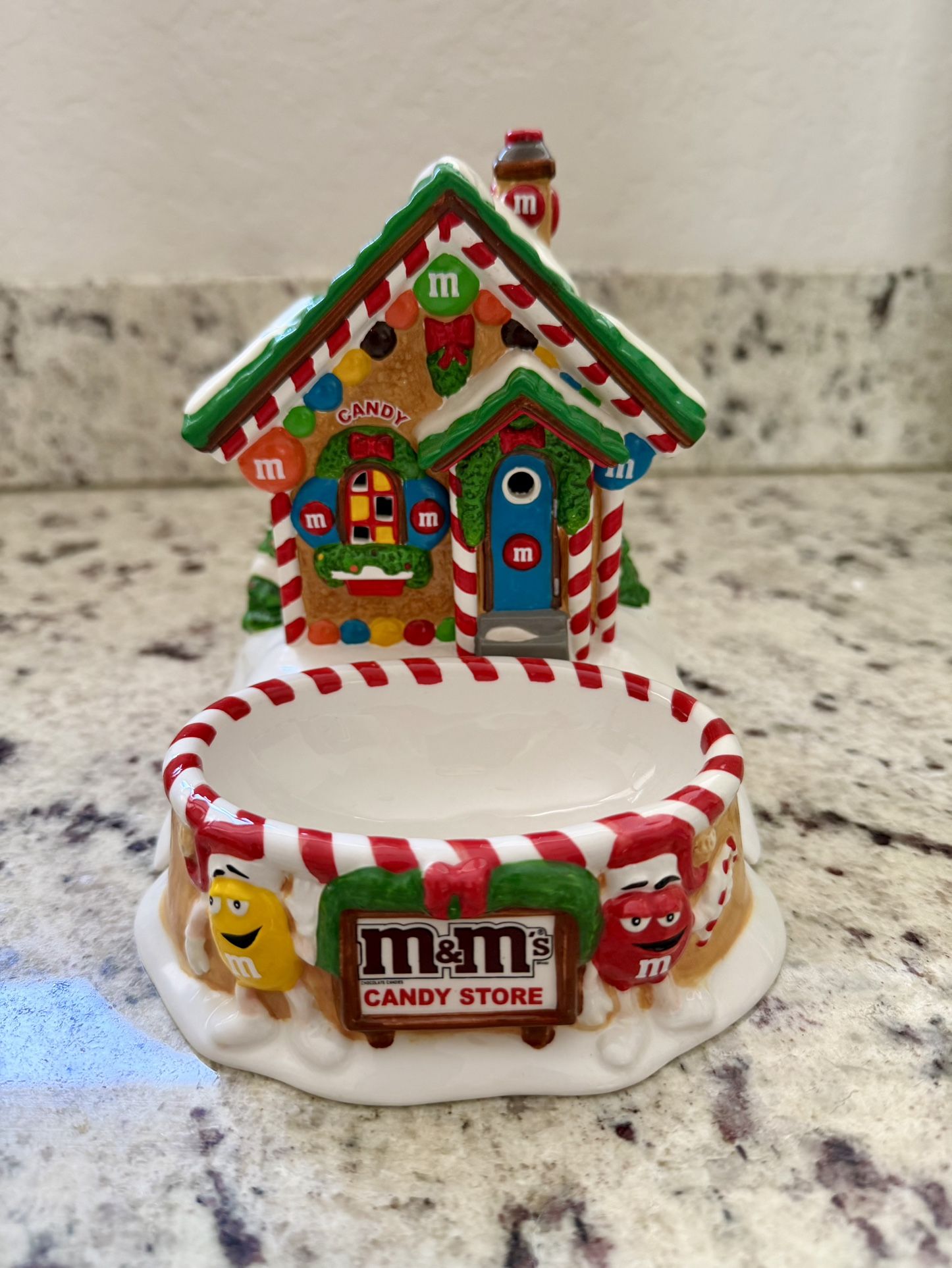 Holiday M&M Candy Dish