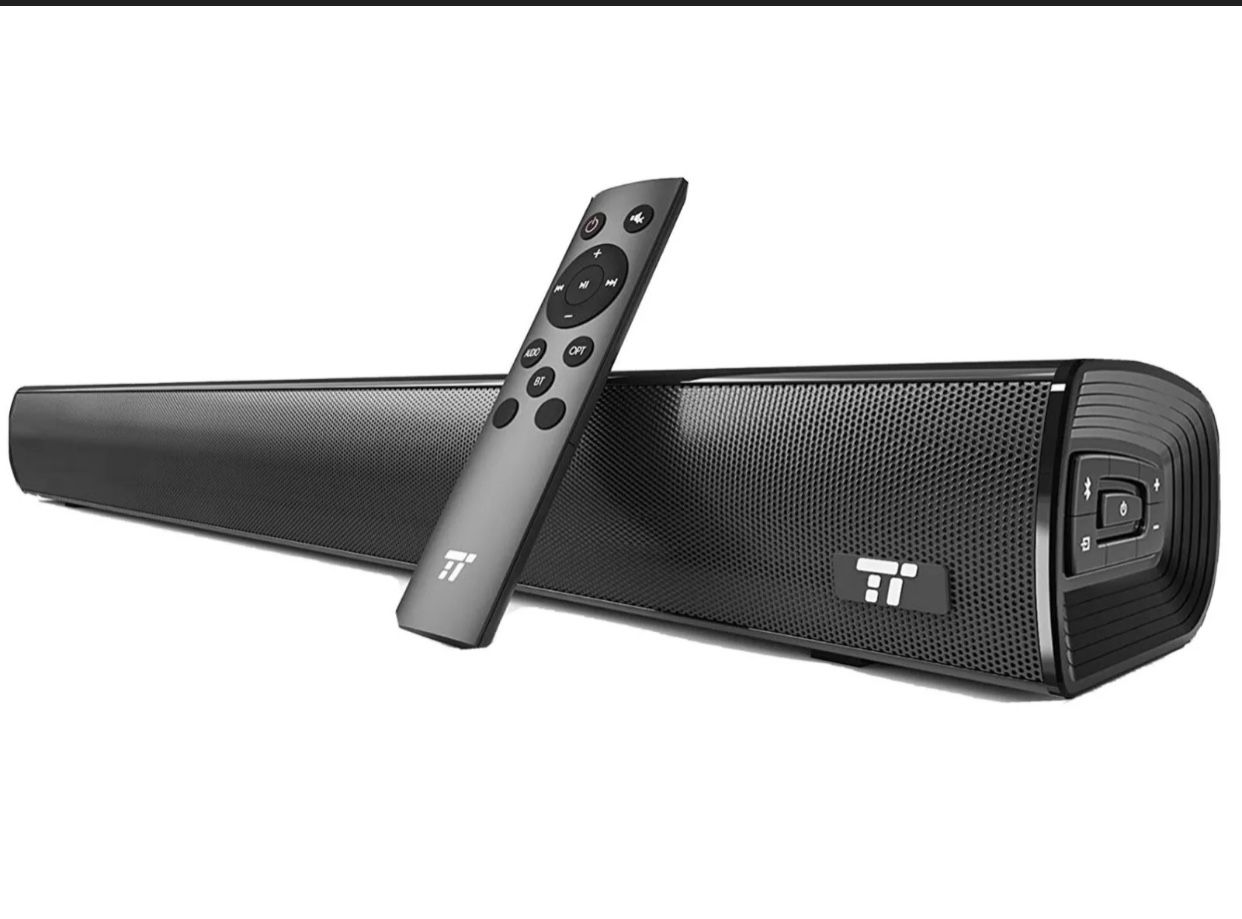 TaoTronics 25" Sound Bar Wired and Wireless Bluetooth Audio Speakers(open Box)