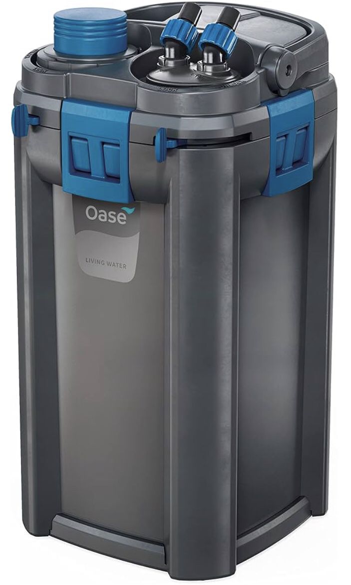 OASE BioMaster External Filter for Aquariums Up to 160 Gallons, Multi-Stage Filtration, Easy Maintenance Prefilter, Quiet Canister Filter, German Engi