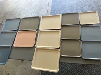 Pans baking pans our place  2 sizes available  2 different prices  14 x11 $8 each  And 10x 9 $5 each  Pick up in West Lancaster  Cash only  Pick up on