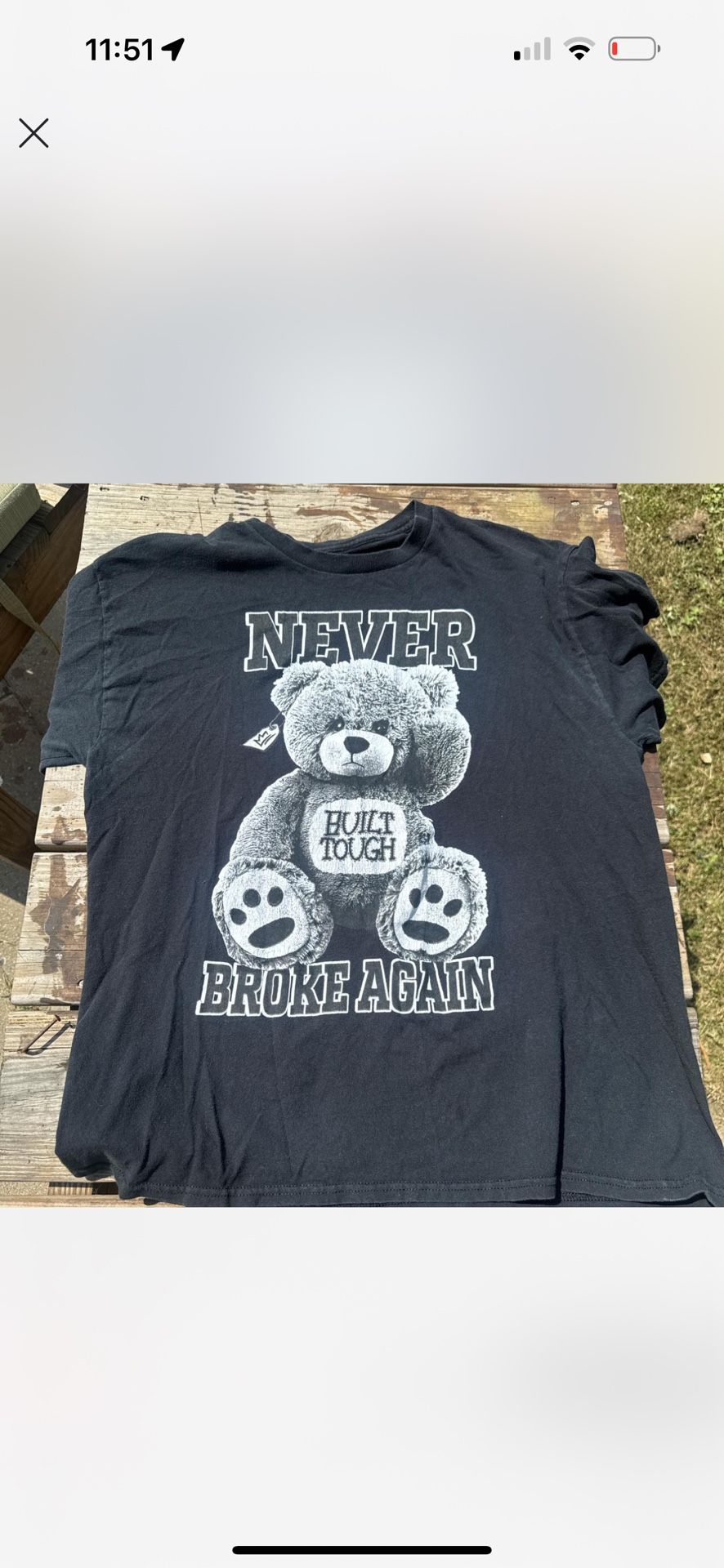 NBA Youngboy “Built Tough” Black Tee