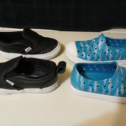 Vans Toddler Size 6 Old Navy Water Shoes Size 7. $15 For Both.