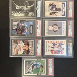Lot of graded cards looking for offers in cash or trades