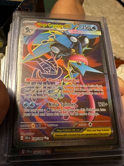 Pokemon card full art Mega greninja ex
