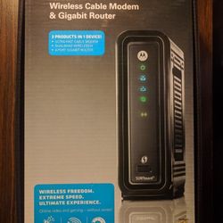 Motorola Surfboard SBG6580 Cable Modem + Router