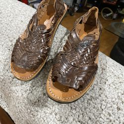 Huarache Hand Made Leather Mens Size 8-8.5 