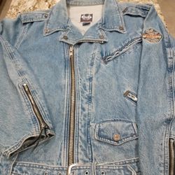 3X Harley Davidson Deniem Jacket