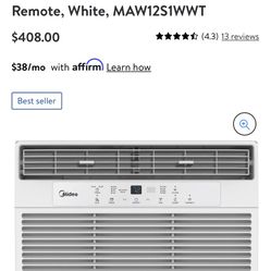 Aire Acondicionado Midea 12000btu