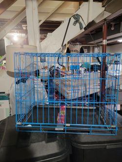 Blue Dog Crate