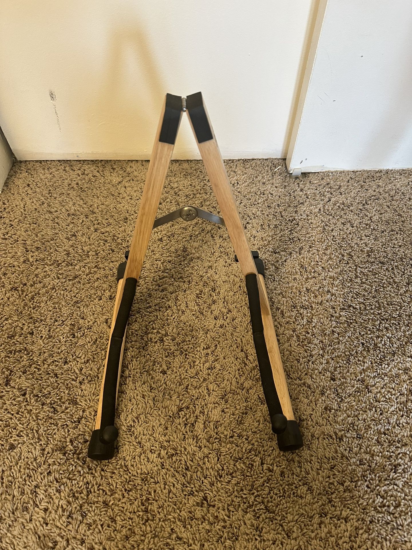 Wooden Guitar Stand, A-Frame, Foldable, Portable