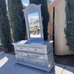 Pine Dresser W/ Mirror! 