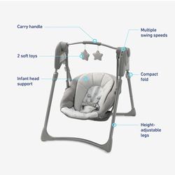 Baby swing and bed