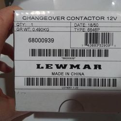 BOAT PARTS Lewmar *NEW* Changeover Contactor 12v