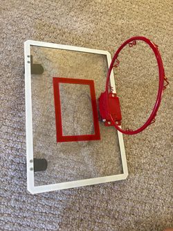 Franklin Sports Over-the-Door Mini Basketball Hoop – Clear Backboard