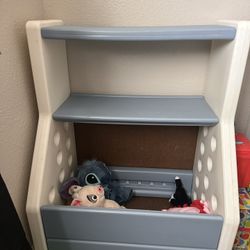 Toy Box With Shelves
