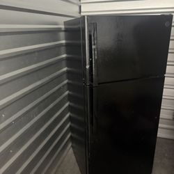 Black Top-Freezer Refrigerator