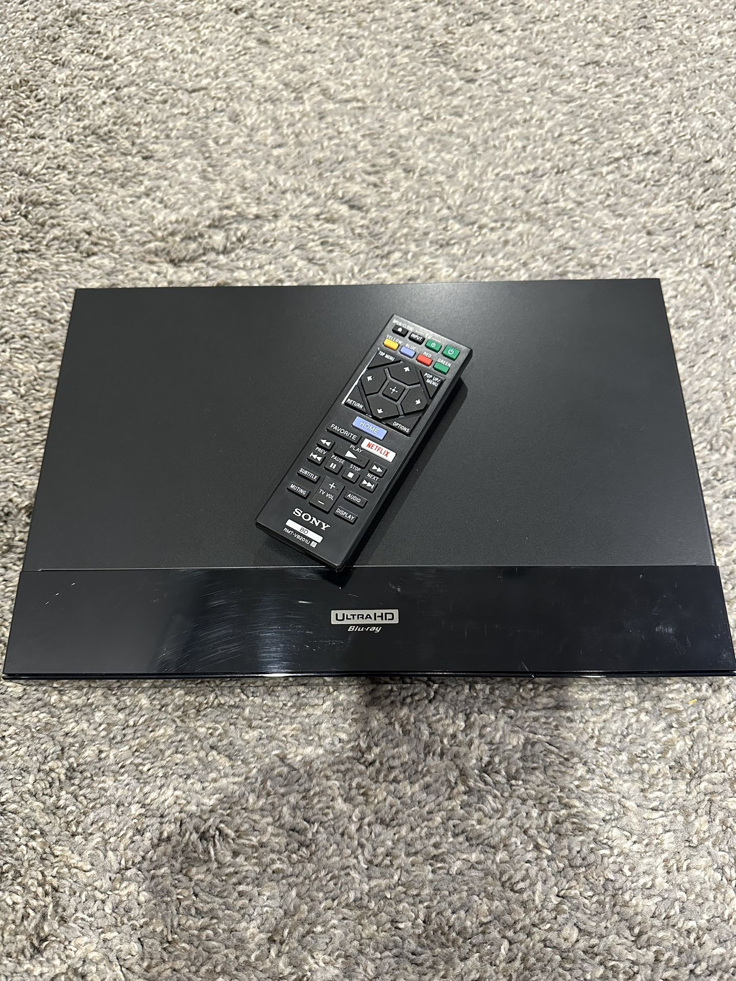 Sony 4K Blu-Ray Player With Remote