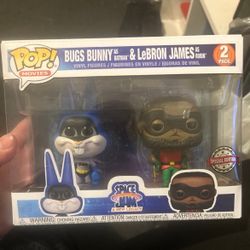 Funko Pop LeBron James and Bugs Bunny Special Edition