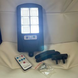 Solar Security Motion Street Light With Remote Pir Sensor