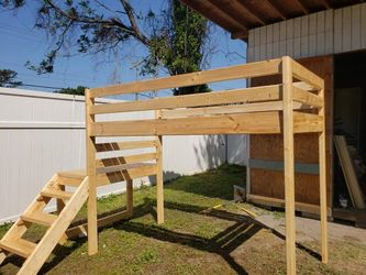 Twin size loft bed