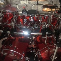 Crush Acrylic Drum Kit Red (SEXY)