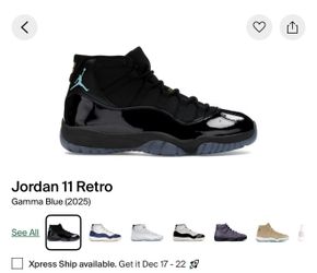 Jordan 11 Gamma Blue