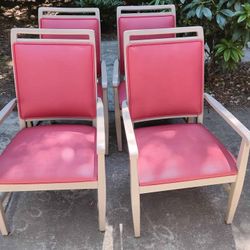 Retro Set Of Four Chairs