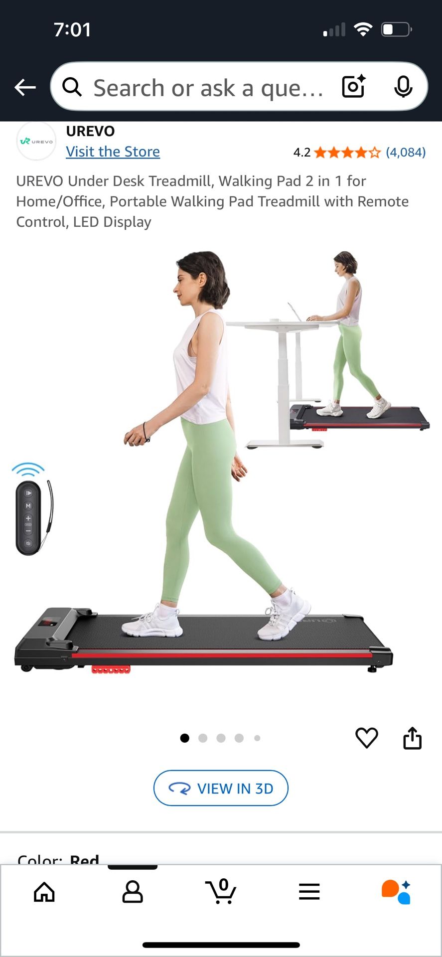 Under Desk Treadmill