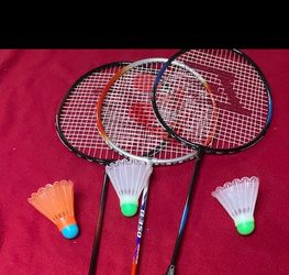 Badminton set up