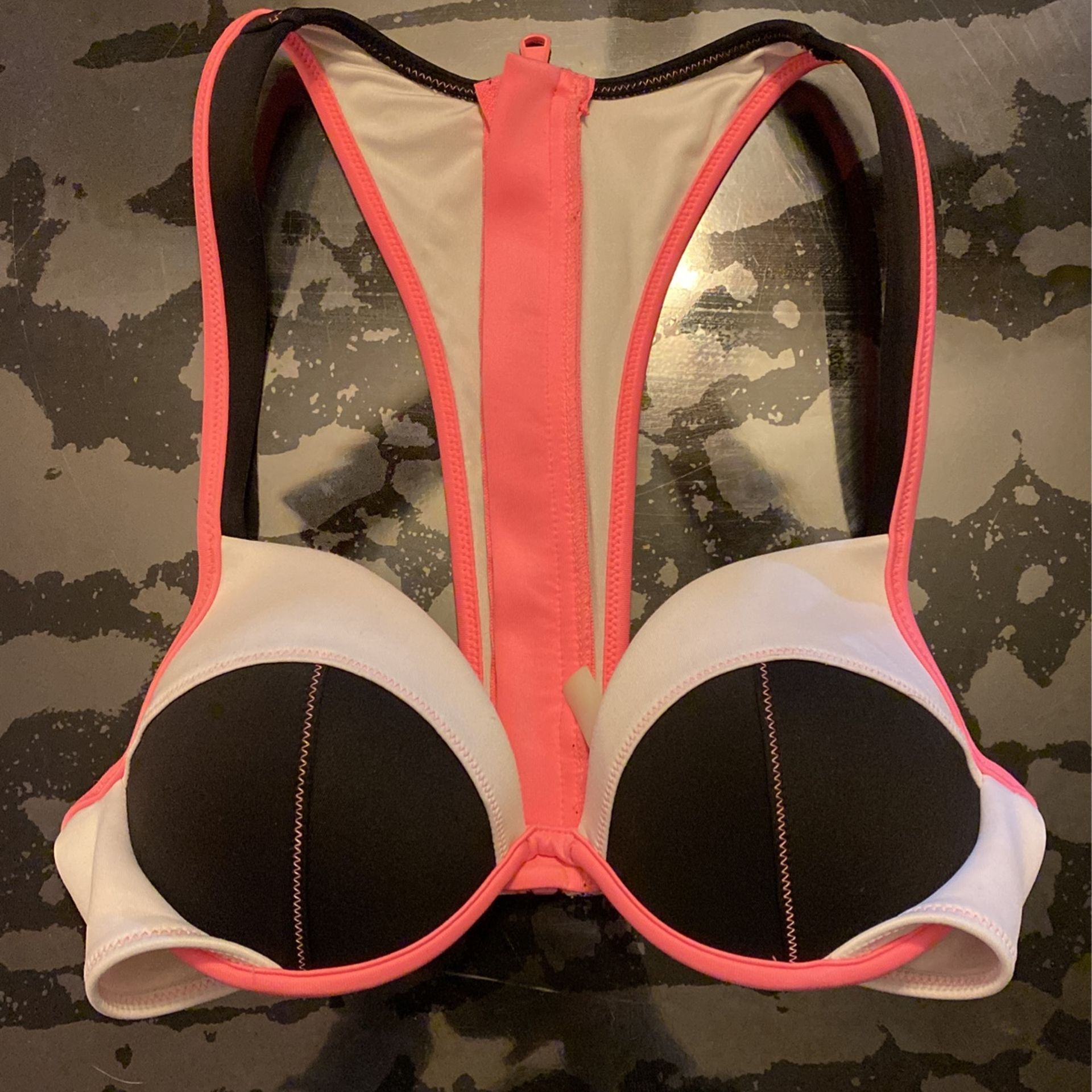 VS Racer Back Zipper Bikini Top 32B