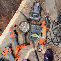 Assorted Rigid Brand Tools