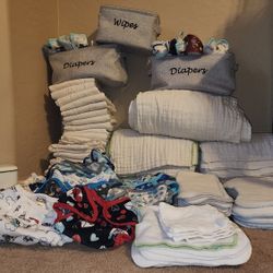 $1,300+ Mountain Of Cloth Diapers