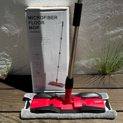 Microfiber Floor Mop 360 Degree Rotation 4x Washable Pads (Silver Lake)